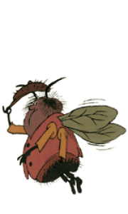 Humlan: Skånska humlan som surrat bort sig ända till Dunderklumpslandet och hamnat i Jämtland.