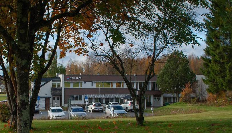 Hus med höstfärger