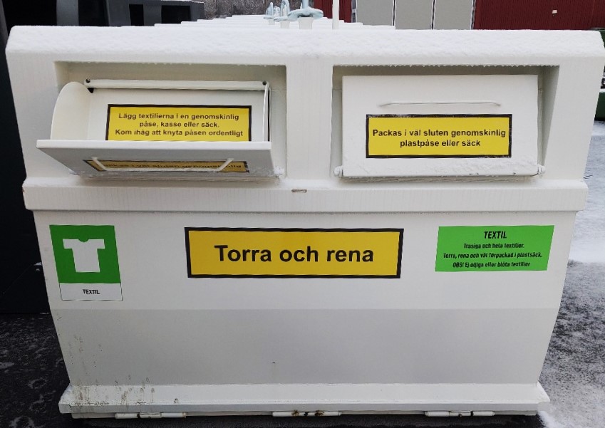 Textilinsamlingsbehållare